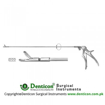Yeoman (Turrell) Rectal Biopsy Forcep Without Handle Rotatable Stainless Steel, 42 cm - 16 1/2"
